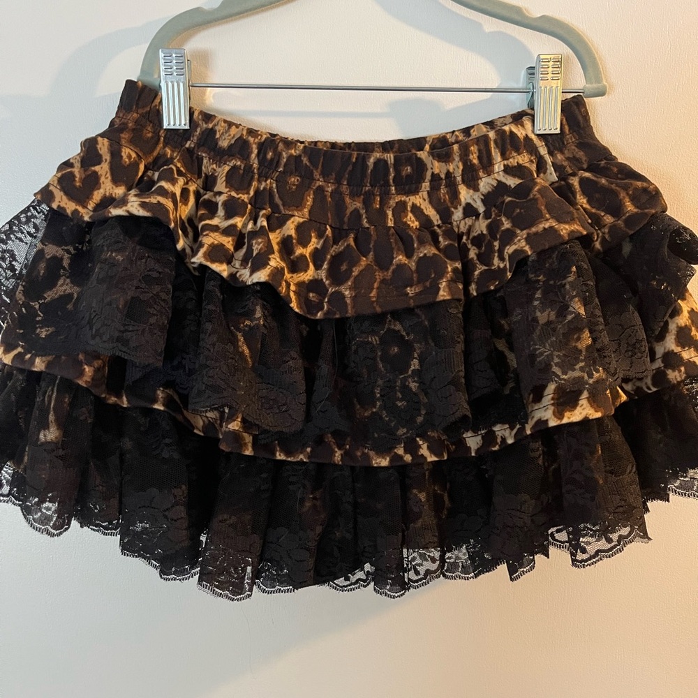 Set of 2 Leopard Print Skirts